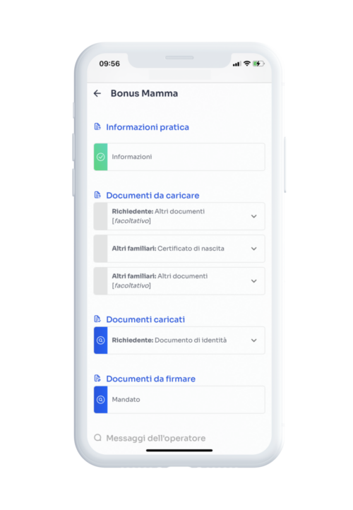 mockup iPhone pratica bonus mamma