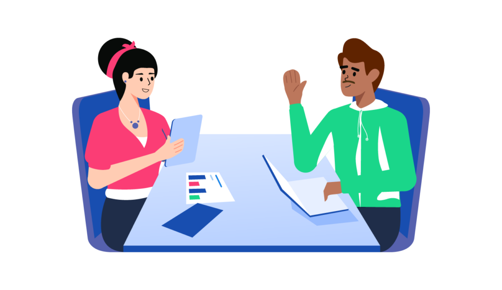 illustrazione opportunità di lavoro e recruiting