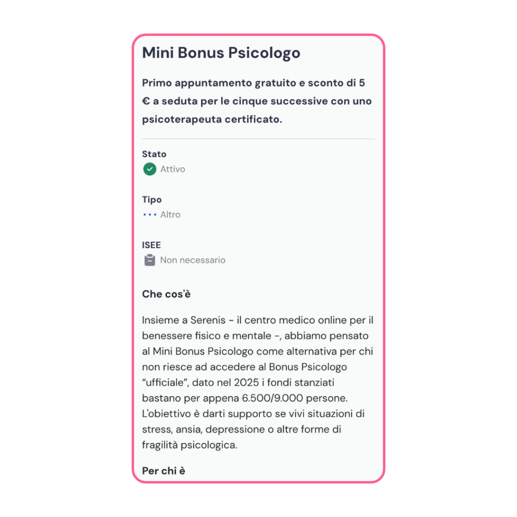 Pagina Mini Bonus Psicologo